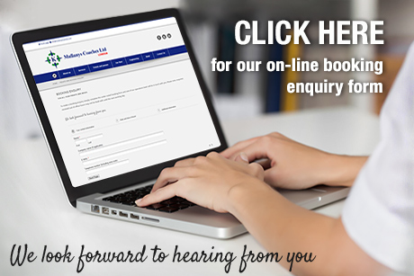 Click here for our on-line booking enquiry form