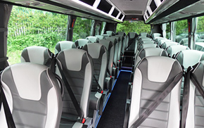 33 seat minibus interior